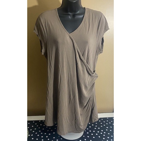 Old Navy Tops - Old Navy Women’s Brown Maternity Top Size XL